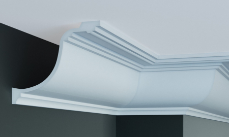 Produse - Cornisa decorativa din poliuretan P837 - 18.3x15.1x200 cm