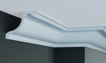 Produse - Cornisa decorativa din poliuretan P933 - 15x12.4x200 cm