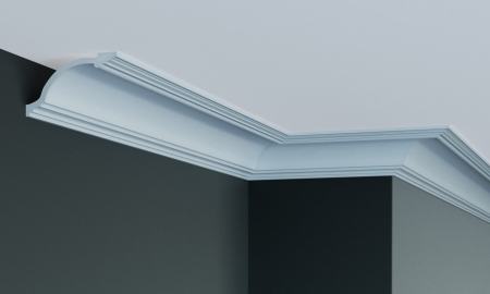 Cornisa decorativa din poliuretan P949 - 11.3x14.5x200 cm [6]