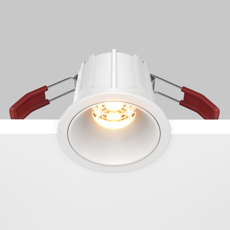 Corp de iluminat încastrat Alfa LED, Aluminiu Alb, 10W, MAYTONI DL043-01-10W2.7K-RD-W-DE [7]