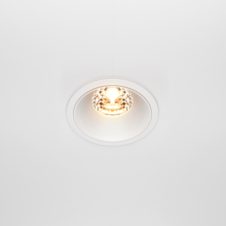 Corp de iluminat încastrat Alfa LED, Aluminiu Alb, 15W, MAYTONI DL043-01-15W2.7K-RD-W-DE [4]