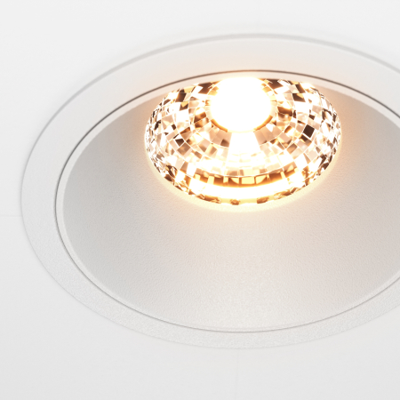 Corp de iluminat încastrat Alfa LED, Aluminiu Alb, 15W, MAYTONI DL043-01-15W2.7K-RD-W-DE [6]