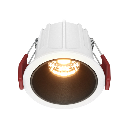 Promotii - Corp de iluminat încastrat Alfa LED, Aluminiu Alb și negru, 10W, MAYTONI DL043-01-10W2.7K-RD-WB-DE