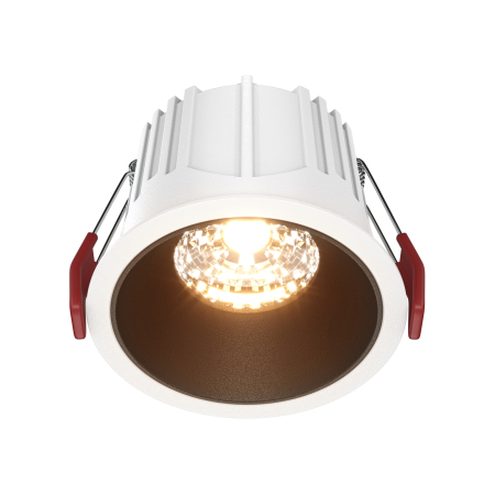 Promotii - Corp de iluminat încastrat Alfa LED, Aluminiu Alb și negru, 15W, MAYTONI DL043-01-15W2.7K-RD-WB-DE
