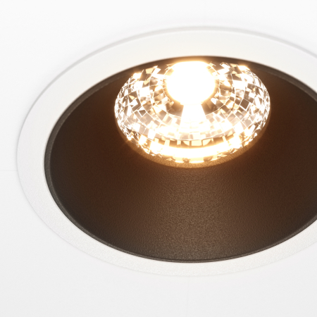 Corp de iluminat încastrat Alfa LED, Aluminiu Alb și negru, 15W, MAYTONI DL043-01-15W2.7K-RD-WB-DE [6]