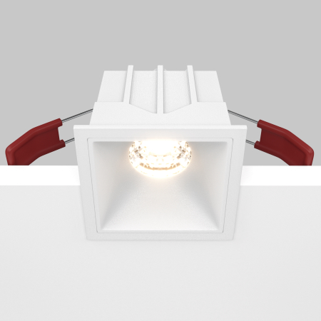Corp de iluminat încastrat Alfa LED, Aluminiu și plastic Alb, 10W, MAYTONI DL043-01-10W3K-D-SQ-W [7]