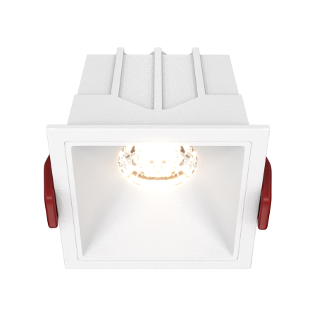 Produse - Corp de iluminat încastrat Alfa LED, Aluminiu și plastic Alb, 10W, MAYTONI DL043-01-10W3K-D-SQ-W