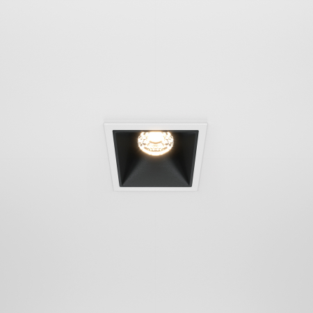 Corp de iluminat încastrat Alfa LED, Aluminiu și plastic Alb, 10W, MAYTONI DL043-01-10W3K-D-SQ-WB [4]