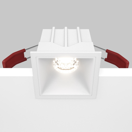 Corp de iluminat încastrat Alfa LED, Aluminiu și plastic Alb, 10W, MAYTONI DL043-01-10W4K-D-SQ-W [7]