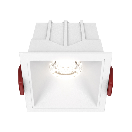 Produse - Corp de iluminat încastrat Alfa LED, Aluminiu și plastic Alb, 10W, MAYTONI DL043-01-10W4K-D-SQ-W