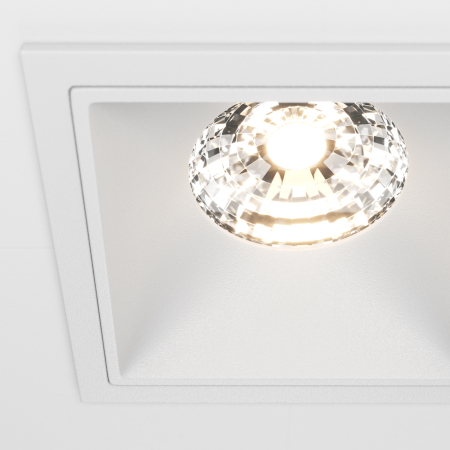 Corp de iluminat încastrat Alfa LED, Aluminiu și plastic Alb, 15W, MAYTONI DL043-01-15W3K-D-SQ-W [6]