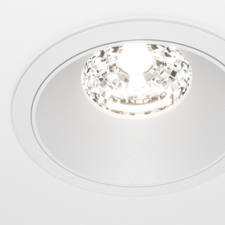 Corp de iluminat încastrat Alfa LED, Aluminiu și plastic Alb, 15W, MAYTONI DL043-01-15W4K-D-RD-W [6]