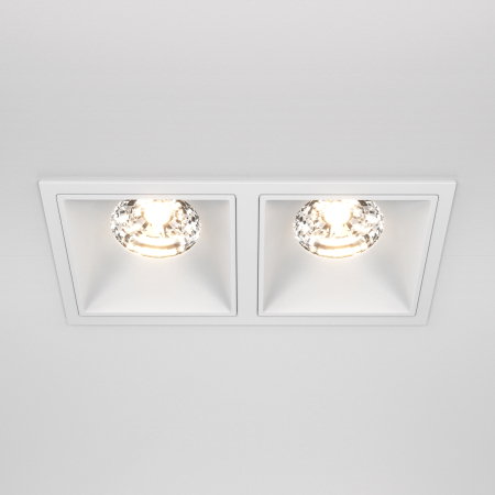 Corp de iluminat încastrat Alfa LED, Aluminiu și plastic Alb, 30W, MAYTONI DL043-02-15W3K-SQ-W [4]