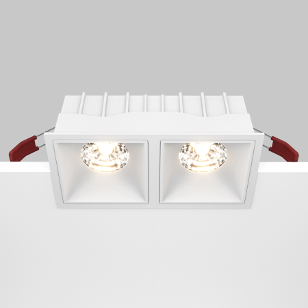 Corp de iluminat încastrat Alfa LED, Aluminiu și plastic Alb, 30W, MAYTONI DL043-02-15W3K-SQ-W [7]
