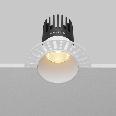 Corp de iluminat încastrat Dip Alb Aluminiu 15W MAYTONI DL122-15W-2.7K-TRS-W [7]