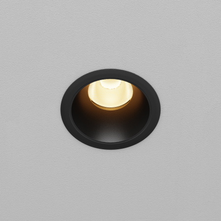 Corp de iluminat încastrat Dip Negru Aluminiu 10W MAYTONI DL115-10W-2.7K-B [4]