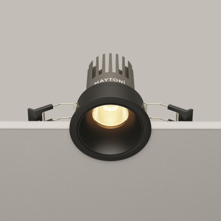 Corp de iluminat încastrat Dip Negru Aluminiu 10W MAYTONI DL115-10W-2.7K-B [7]