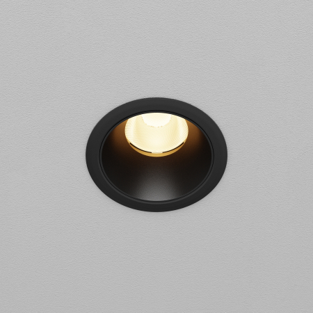 Corp de iluminat încastrat Dip Negru Aluminiu 10W MAYTONI DL115-10W-3K-B [4]