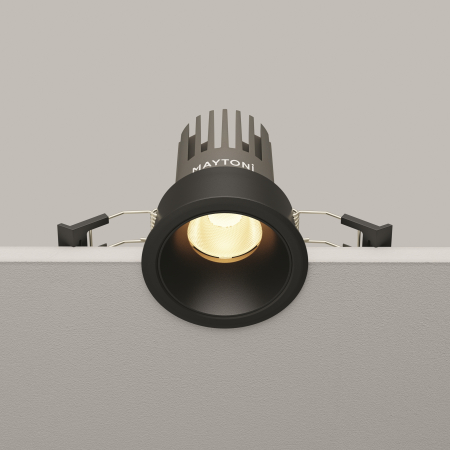 Corp de iluminat încastrat Dip Negru Aluminiu 10W MAYTONI DL115-10W-3K-B [7]