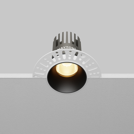 Corp de iluminat încastrat Dip Negru Aluminiu 10W MAYTONI DL119-10W-2.7K-TRS-B [7]