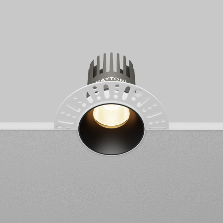 Corp de iluminat încastrat Dip Negru Aluminiu 10W MAYTONI DL119-10W-3K-TRS-B [7]