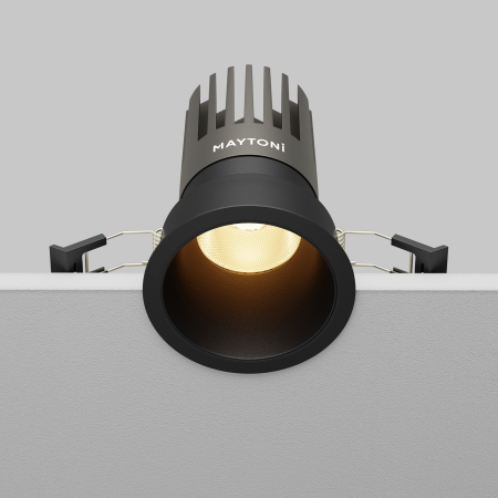 Corp de iluminat încastrat Dip Negru Aluminiu 15W MAYTONI DL118-15W-2.7K-B [7]