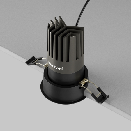 Corp de iluminat încastrat Dip Negru Aluminiu 15W MAYTONI DL118-15W-3K-B [5]