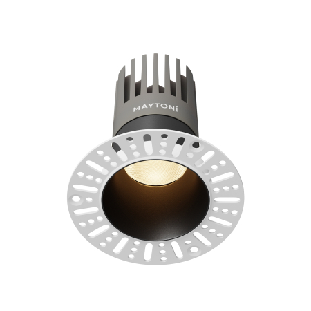 Promotii - Corp de iluminat încastrat Dip Negru Aluminiu 15W MAYTONI DL122-15W-3K-TRS-B
