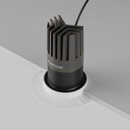 Corp de iluminat încastrat Dip Negru Aluminiu 15W MAYTONI DL122-15W-3K-TRS-B [5]