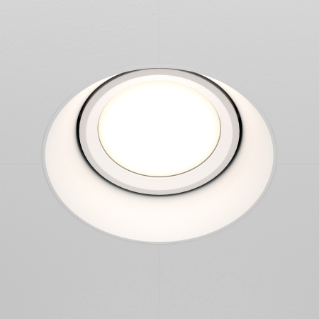 Corp de iluminat încastrat DOT, Aluminiu Alb, 10W, MAYTONI DL042-01-RD-W [2]