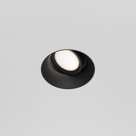 Promotii - Corp de iluminat încastrat DOT, Aluminiu Negru, 10W, MAYTONI DL042-01-RD-B