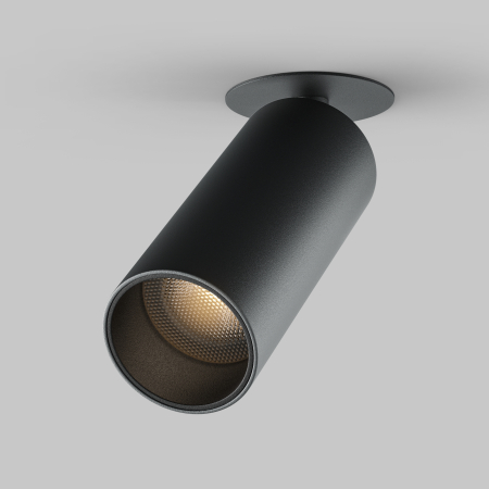 Corp de iluminat încastrat FOCUS LED, Aluminiu Negru, 12W, MAYTONI C053CL-L12W3K-W-B [5]
