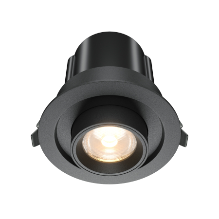 Promotii - Corp de iluminat încastrat HIDDEN, Aluminiu și plastic Negru, 10W, MAYTONI DL095-01-10W3K-B
