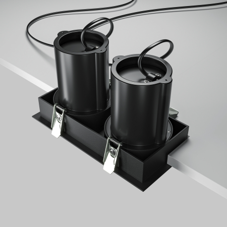 Corp de iluminat încastrat HIDDEN, Aluminiu și plastic Negru, 20W, MAYTONI DL095-02-10W3K-B [7]