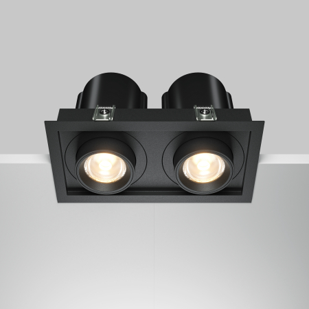 Corp de iluminat încastrat HIDDEN, Aluminiu și plastic Negru, 20W, MAYTONI DL095-02-10W3K-B [9]
