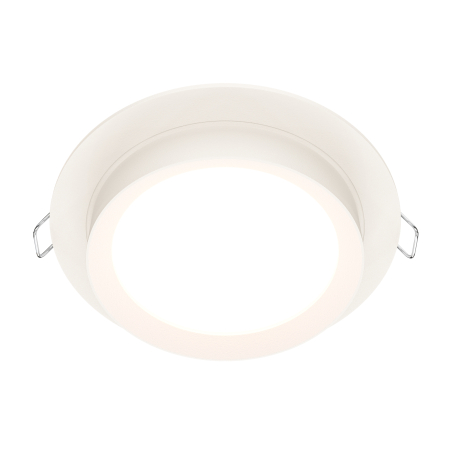 Produse - Corp de iluminat încastrat HOOP, Aluminiu și plastic Alb, 12W, MAYTONI DL086-GX53-RD-W