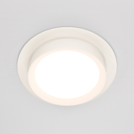 Corp de iluminat încastrat HOOP, Aluminiu și plastic Alb, 12W, MAYTONI DL086-GX53-RD-W [3]