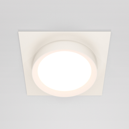 Corp de iluminat încastrat HOOP, Aluminiu și plastic Alb, 12W, MAYTONI DL086-GX53-SQ-W [4]