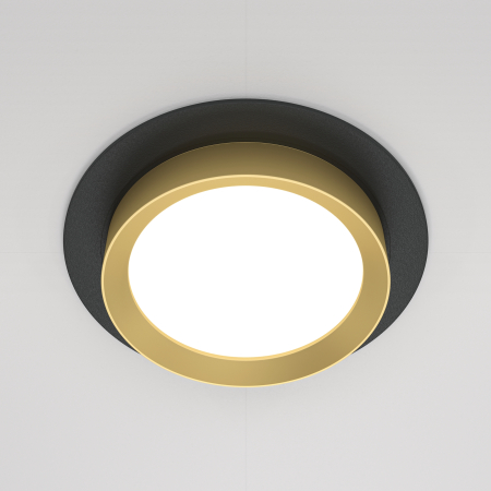 Corp de iluminat încastrat HOOP, Aluminiu și plastic Negru, 12W, MAYTONI DL086-GX53-RD-BG [4]