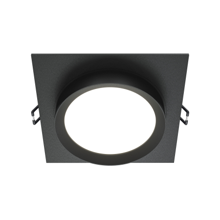 Promotii - Corp de iluminat încastrat HOOP, Aluminiu și plastic Negru, 12W, MAYTONI DL086-GX53-SQ-B