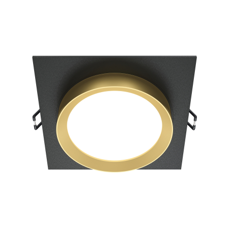 Promotii - Corp de iluminat încastrat HOOP, Aluminiu și plastic Negru, 12W, MAYTONI DL086-GX53-SQ-BG