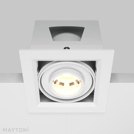 Corp de iluminat încastrat Metal Modern, Aluminiu, metal Alb, 10W, MAYTONI DL093-01-10W3K-W [8]