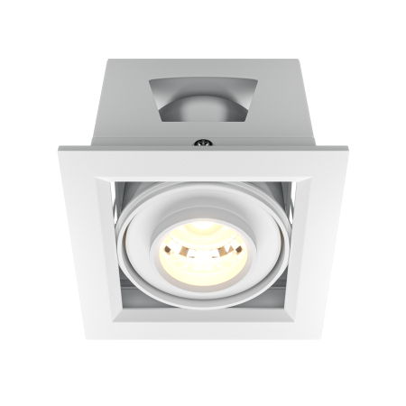 Promotii - Corp de iluminat încastrat Metal Modern, Aluminiu, metal Alb, 10W, MAYTONI DL093-01-10W3K-W