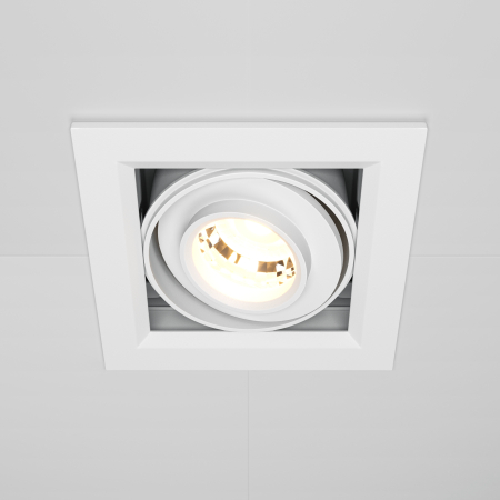 Corp de iluminat încastrat Metal Modern, Aluminiu, metal Alb, 10W, MAYTONI DL093-01-10W3K-W [4]
