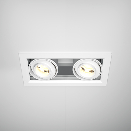 Corp de iluminat încastrat Metal Modern, Aluminiu, metal Alb, 20W, MAYTONI DL093-02-10W3K-W [4]