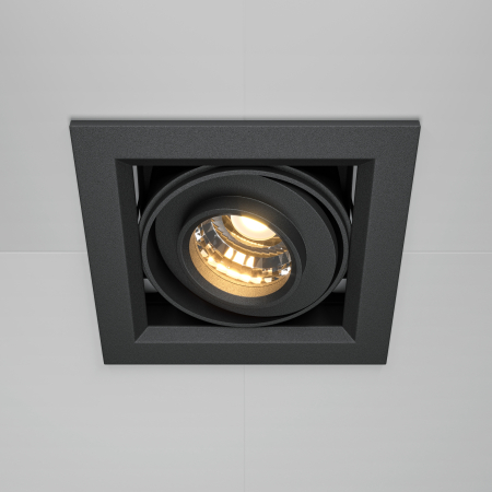 Corp de iluminat încastrat Metal Modern, Aluminiu, metal Negru, 10W, MAYTONI DL093-01-10W3K-B [4]