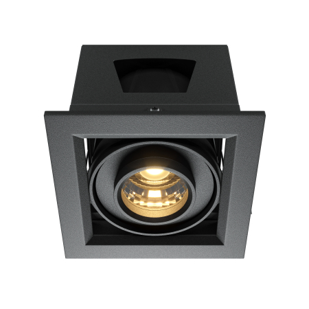Promotii - Corp de iluminat încastrat Metal Modern, Aluminiu, metal Negru, 10W, MAYTONI DL093-01-10W3K-B
