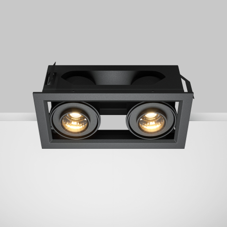 Corp de iluminat încastrat Metal Modern, Aluminiu, metal Negru, 20W, MAYTONI DL093-02-10W3K-B [8]