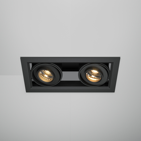 Corp de iluminat încastrat Metal Modern, Aluminiu, metal Negru, 20W, MAYTONI DL093-02-10W3K-B [4]