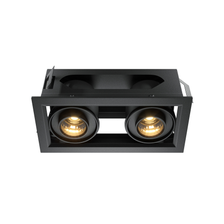 Promotii - Corp de iluminat încastrat Metal Modern, Aluminiu, metal Negru, 20W, MAYTONI DL093-02-10W3K-B